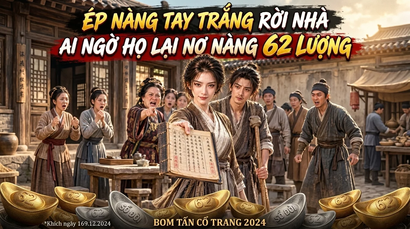 Ép Nàng Tay Trắng Rời Nhà, Ai Ngờ Họ Lại Nợ Nàng 62 Lượng
