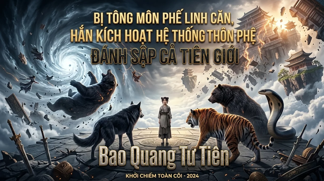 Bị Tông Môn Phế Linh Căn, Hắn Kích Hoạt Hệ Thống Thôn Phệ Đánh Sập Cả Tiên Giới