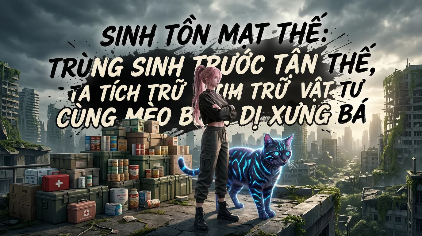 Sinh Tồn Mạt Thế: Trùng Sinh Trước Tận Thế, Ta Tích Trữ Vật Tư Cùng Mèo Biến Dị Xưng Bá
