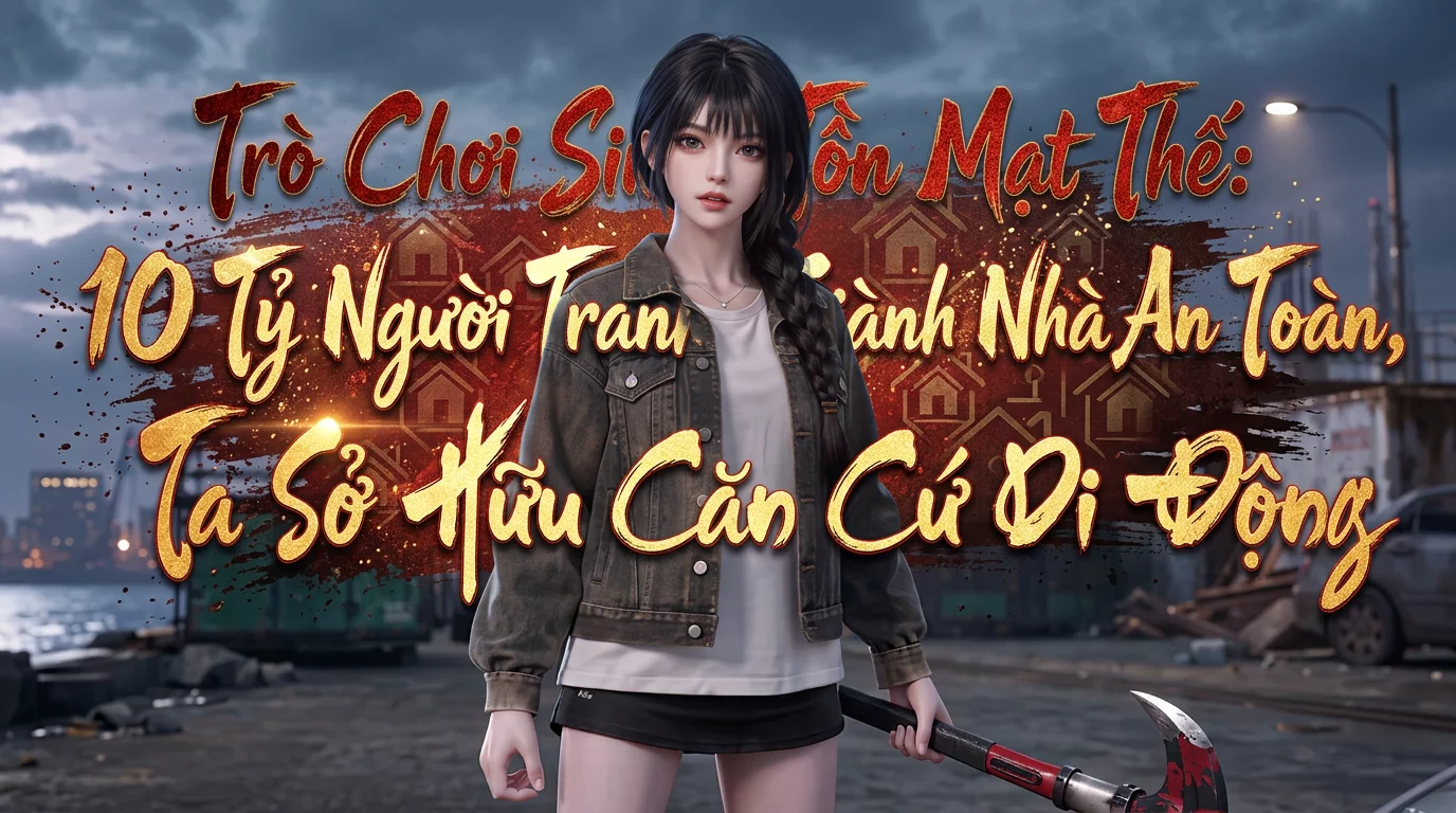 Trò Chơi Sinh Tồn Mạt Thế: 10 Tỷ Người Tranh Giành Nhà An Toàn, Ta Sở Hữu Căn Cứ Di Động
