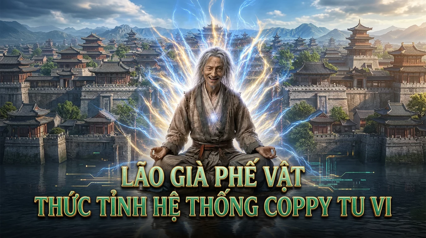 Lão Già Phế Vật Thức Tỉnh Hệ Thống Coppy Tu Vi