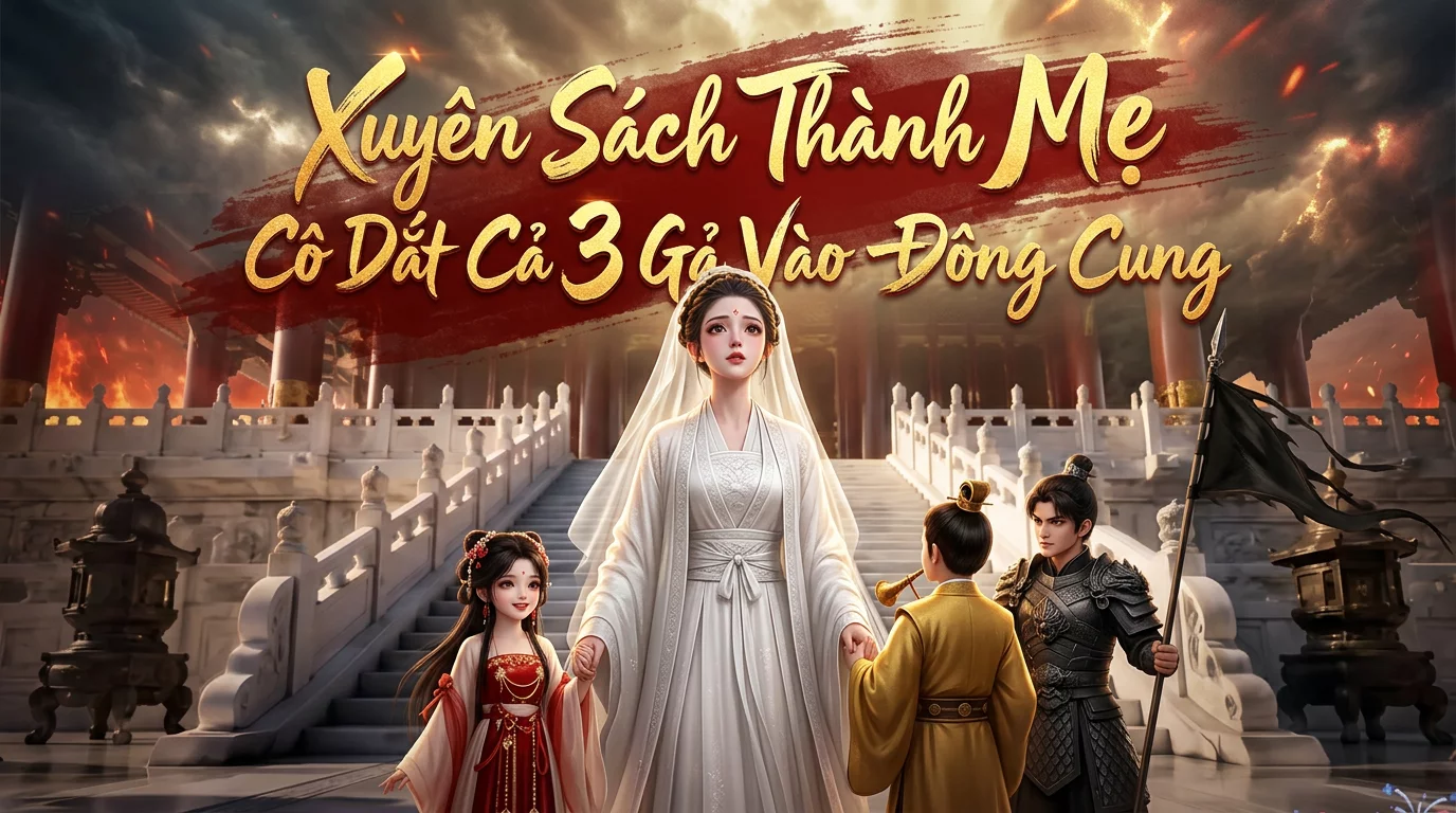 Xuyên Sách Thành Mẹ 3 Đại Phản Diện, Cô Dắt Cả 3 Gả Vào Đông Cung