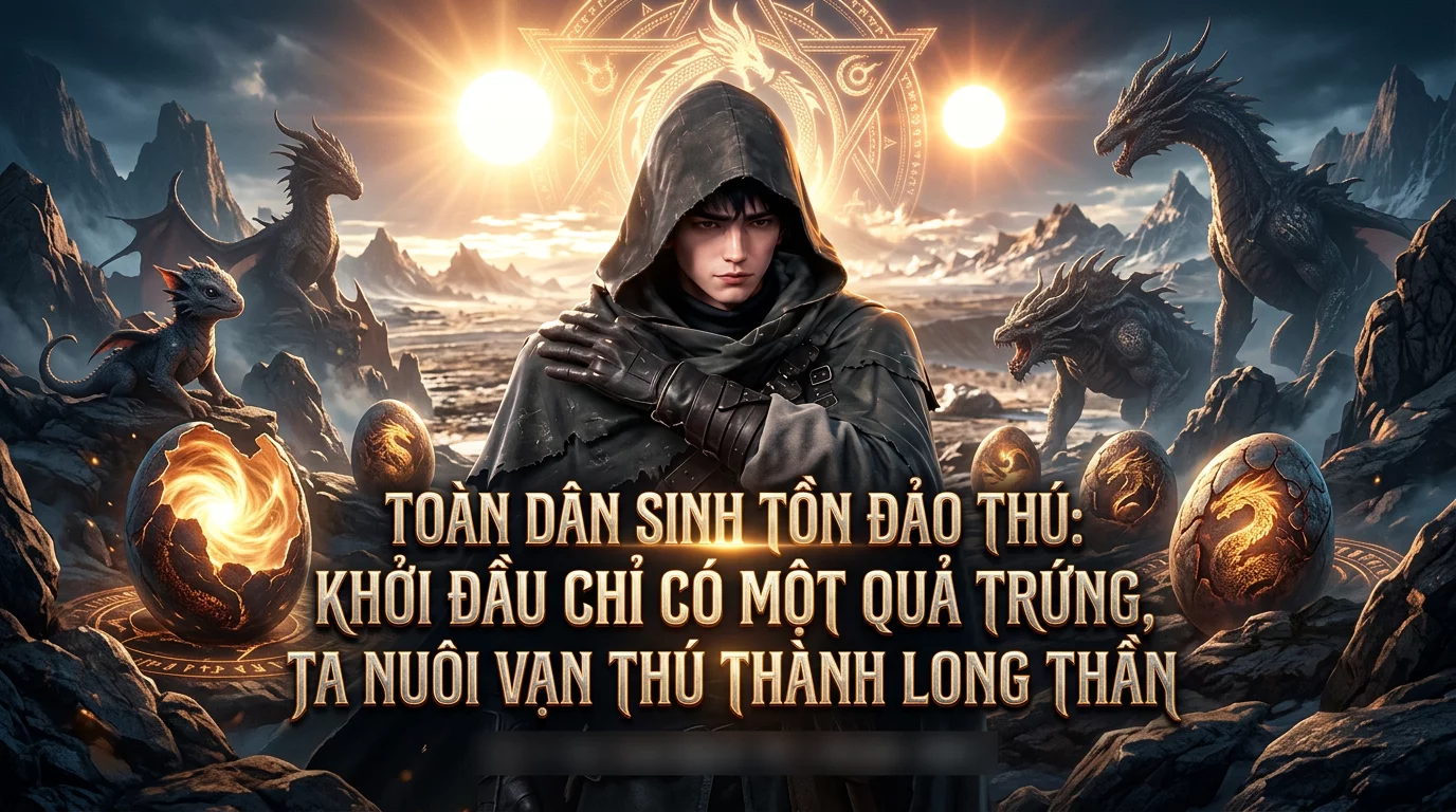 Toàn Dân Sinh Tồn Đảo Thú: Khởi Đầu Chỉ Có Một Quả Trứng, Ta Nuôi Vạn Thú Thành Long Thần