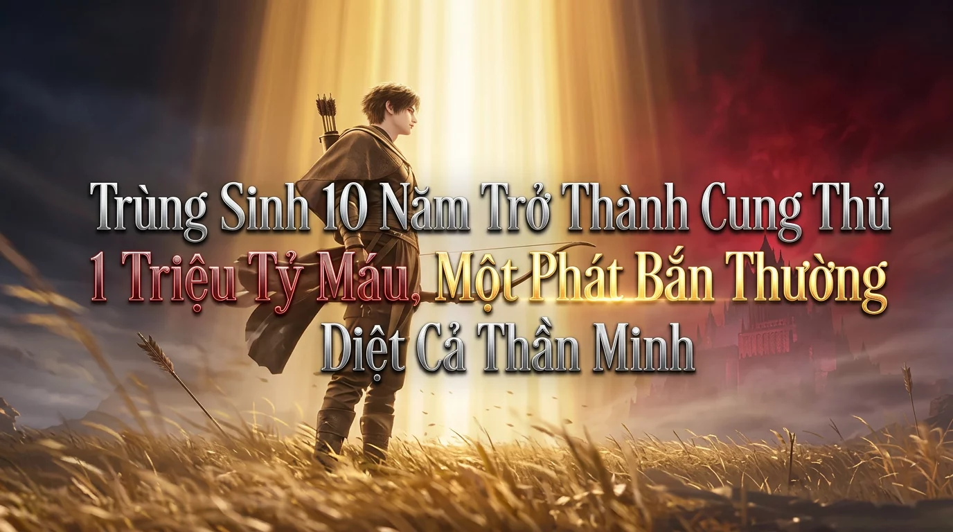 Trùng Sinh 10 Năm Trở Thành Cung Thủ 1 Triệu Tỷ Máu, Một Phát Bắn Thường Diệt Cả Thần Minh
