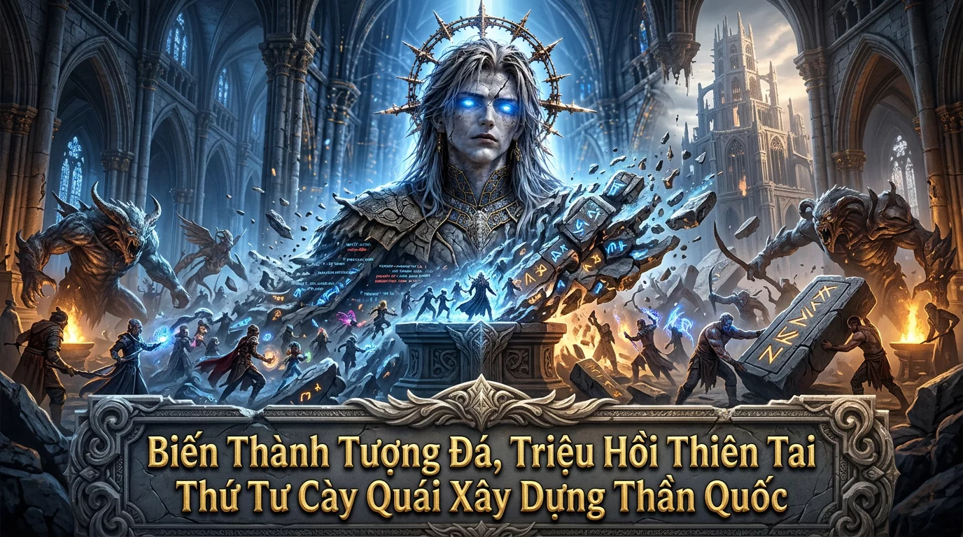Biến Thành Tượng Đá, Triệu Hồi Thiên Tai Thứ Tư Cày Quái Xây Dựng Thần Quốc