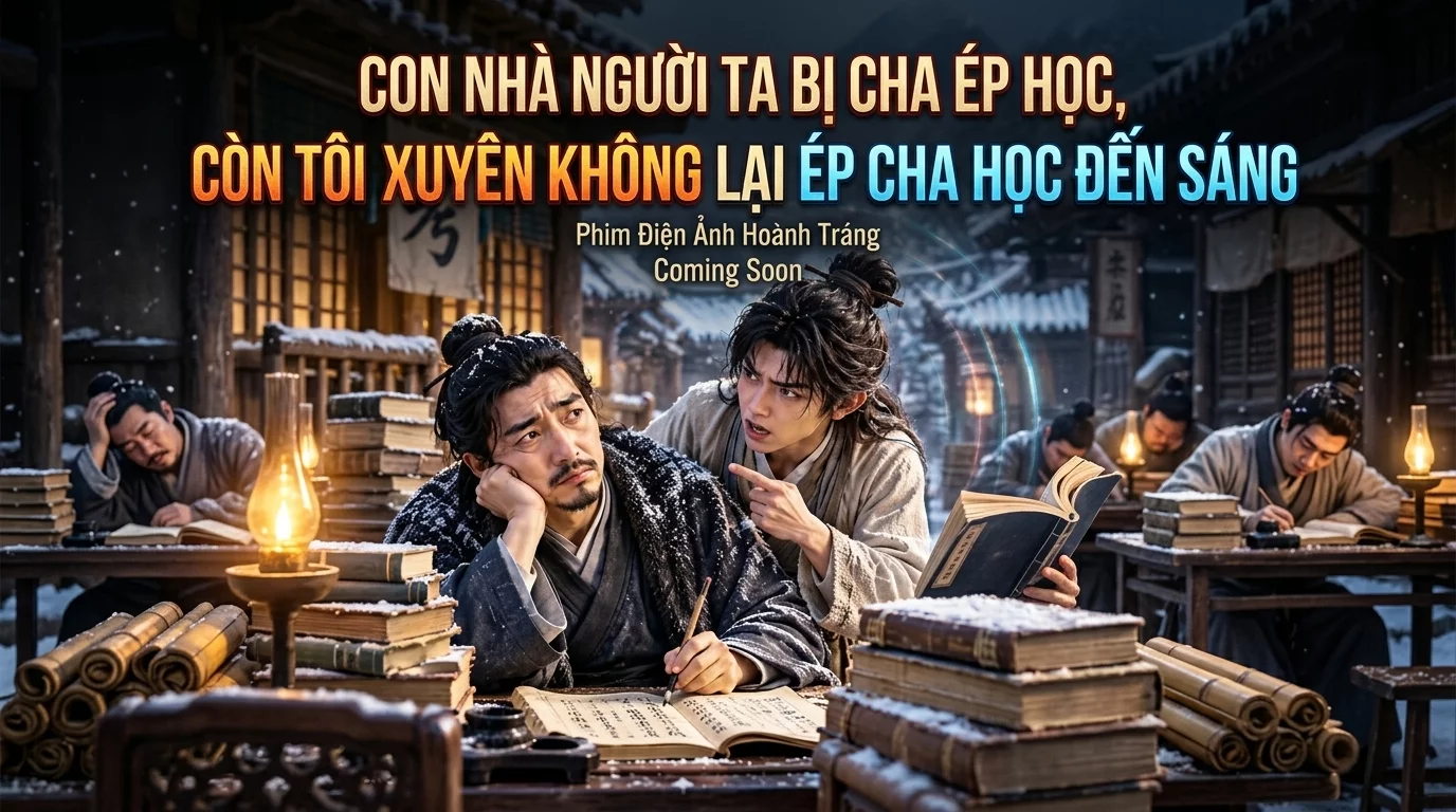 Con Nhà Người Ta Bị Cha Ép Học, Còn Tôi Xuyên Không Lại Ép Cha Học Đến Sáng