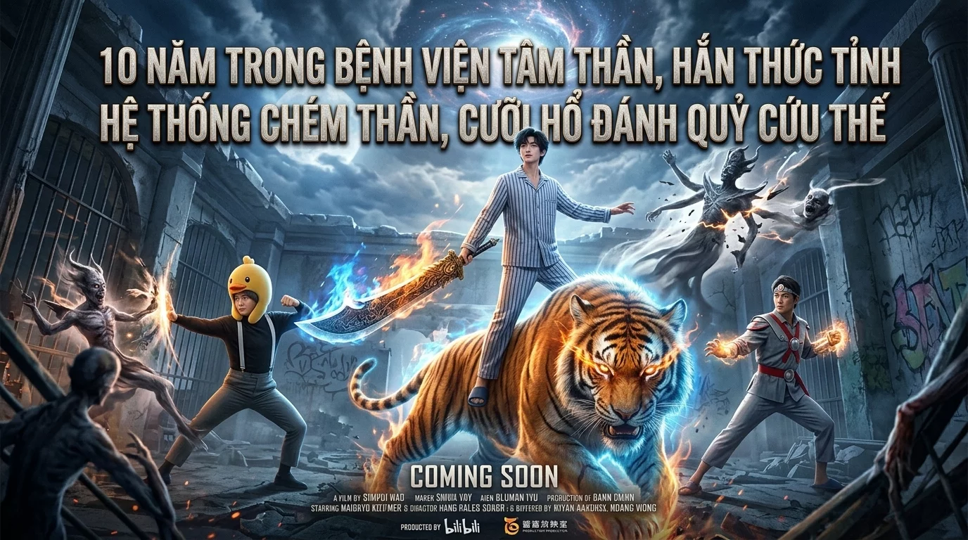 10 Năm Trong Bệnh Viện Tâm Thần, Hắn Thức Tỉnh Hệ Thống Chém Thần, Cưỡi Hổ Đánh Quỷ Cứu Thế