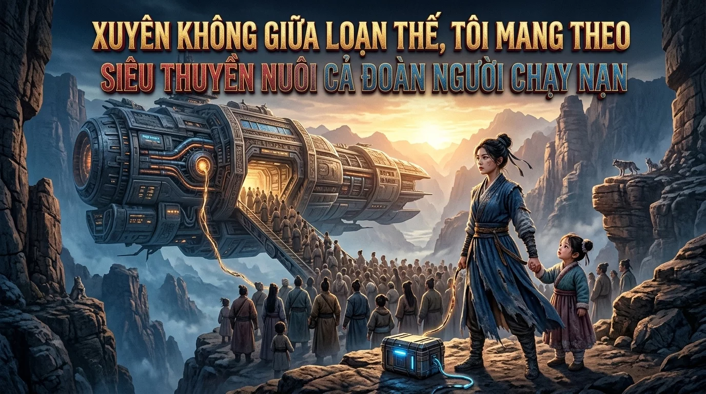 Xuyên Không Giữa Loạn Thế, Tôi Mang Theo Siêu Thuyền Nuôi Cả Đoàn Người Chạy Nạn