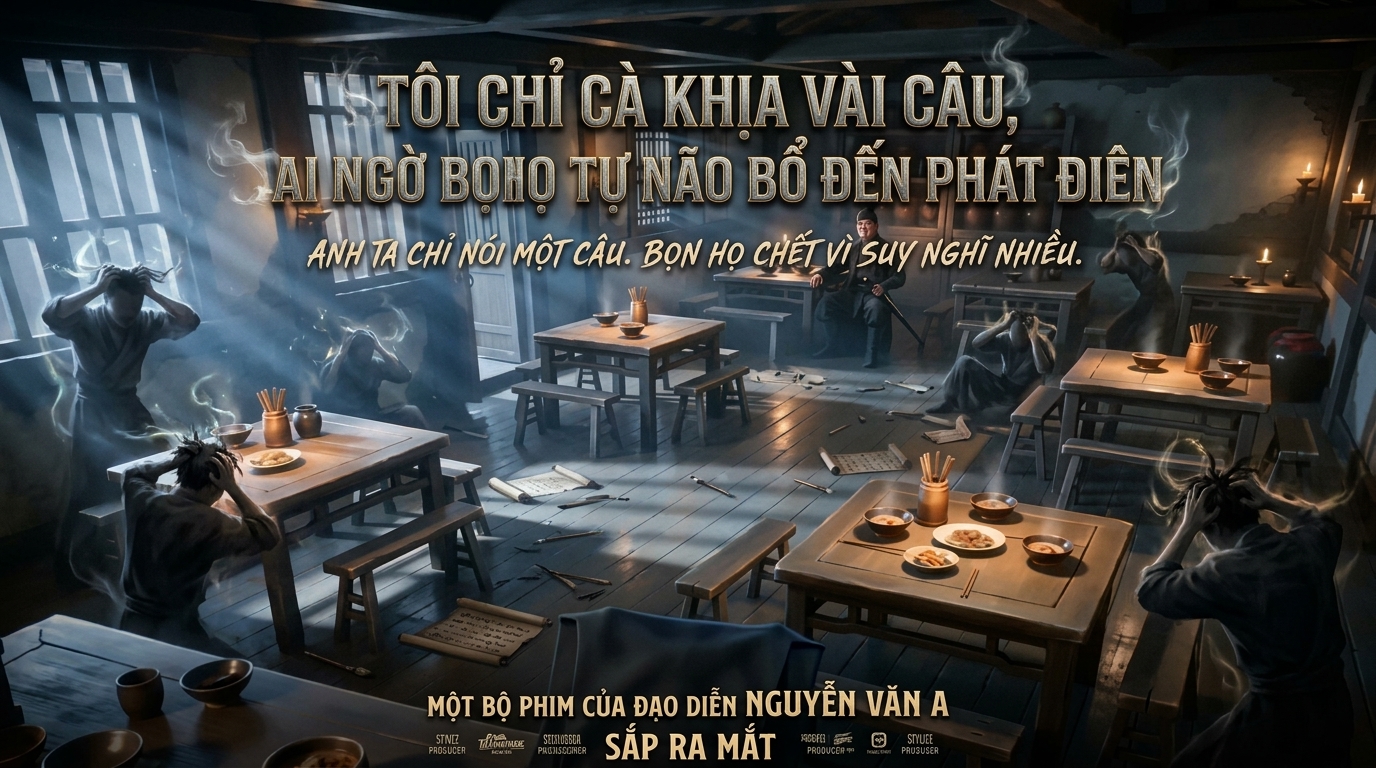 Tôi Chỉ Cà Khịa Vài Câu, Ai Ngờ Bọn Họ Tự Não Bổ Đến Phát Điên