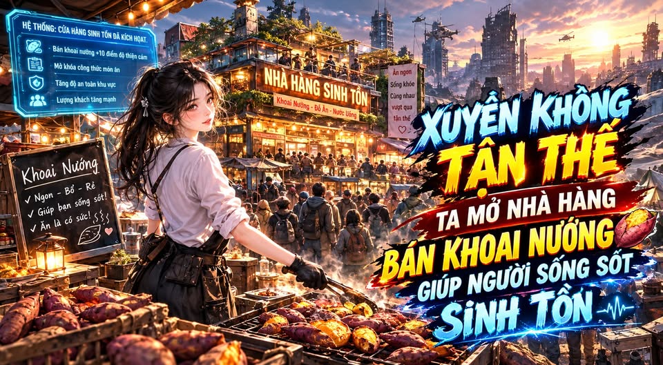 Xuyên Không Tận Thế: Ta Mở Nhà Hàng, Bán Khoai Nướng Giúp Người Sống Sót Sinh Tồn