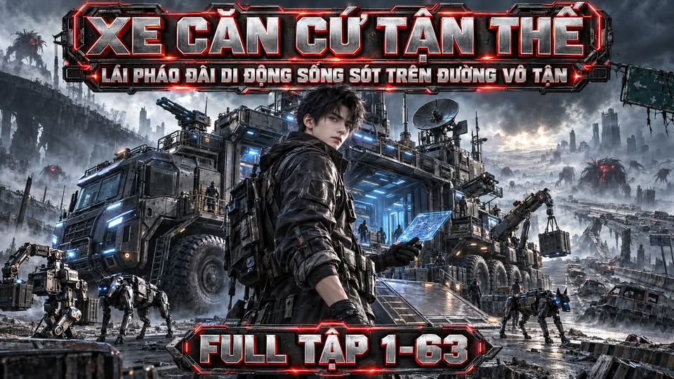 Xe Căn Cứ Tận Thế: Tần Phong Lái Pháo Đài Di Động Sống Sót Trên Đường Vô Tận