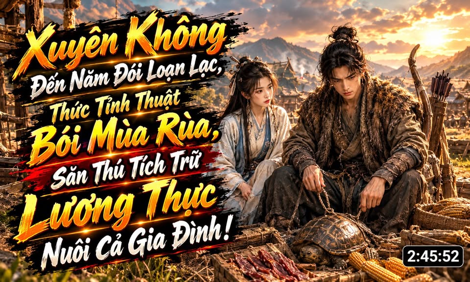 Xuyên Không Đến Năm Đói Loạn Lạc – Thức Tỉnh Thuật Bói Mùa Rùa, Săn Thú Tích Trữ Lương Thực Nuôi Cả Gia Đình