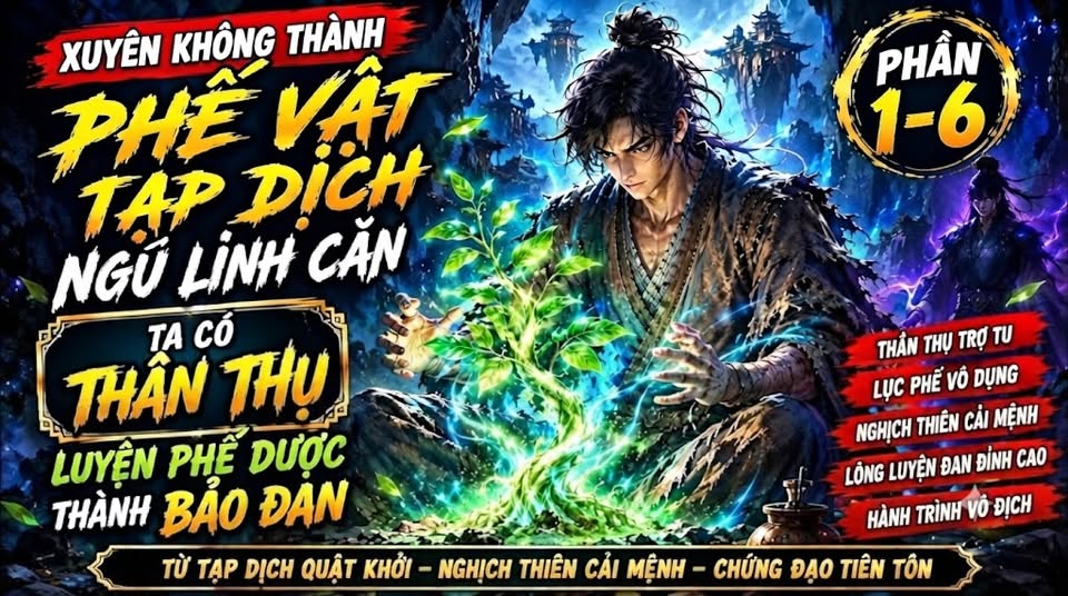 Xuyên Không Thành Phế Vật Ngũ Linh Căn - Ta Có Thần Thụ Luyện Phế Dược Thành Bảo Đan