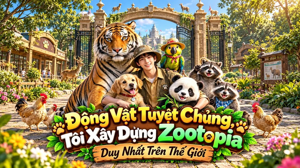 Động Vật Tuyệt Chủng, Tôi Xây Dựng Zootopia Duy Nhất Trên Thế Giới