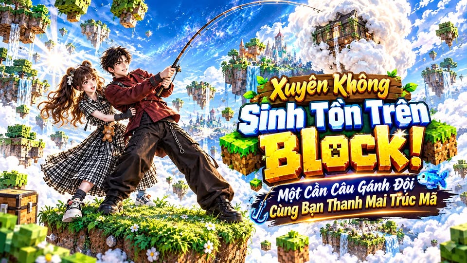 Toàn Dân Sinh Tồn Trên Block! Tôi Gánh Đội Cùng Cô Bạn Thanh Mai Trúc Mã