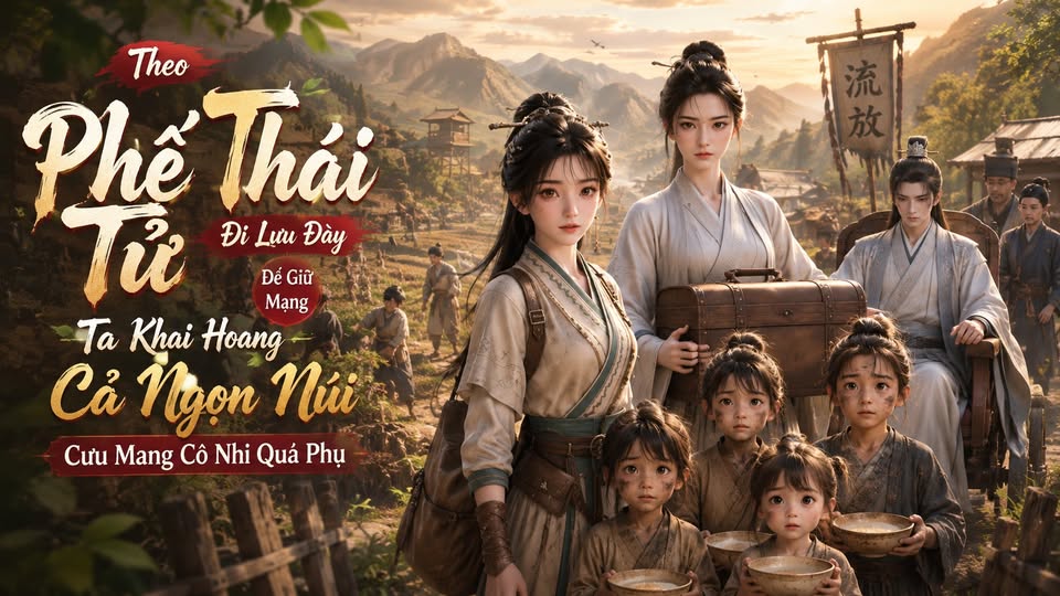 Theo Phế Thái Tử Đi Lưu Đày, Khai Hoang Cả Ngọn Núi Cưu Mang Cô Nhi Quả Phụ