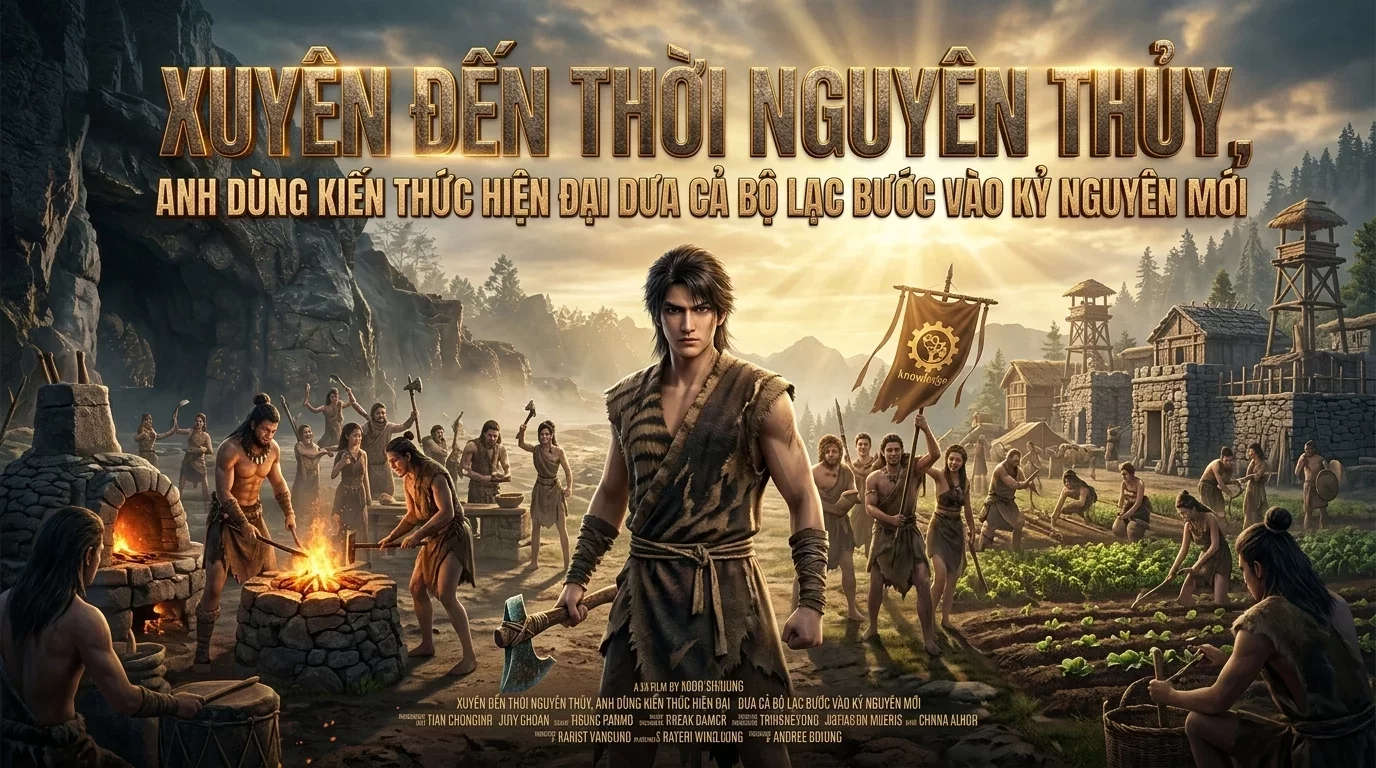 Xuyên Đến Thời Nguyên Thủy, Anh Dùng Kiến Thức Hiện Đại Đưa Cả Bộ Lạc Bước Vào Kỷ Nguyên Mới